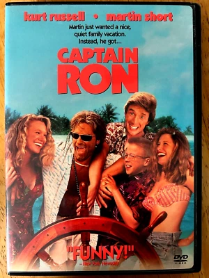 Captain Ron (1992) (DVD 2002) (VG) Kurt Russell, Martin Short, Mary Kay Place - Image 1 of 3