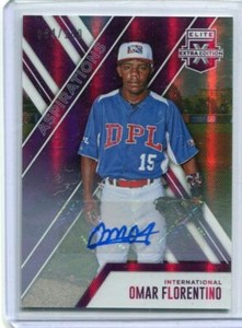 2017 Elite Extra Edition Aspirations Purple Omar Florentino Auto 84/100