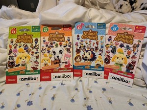 NEW Animal Crossing Amiibo Card Lot / Ser of 4 Packs - Series 1 2 3 & 4! 