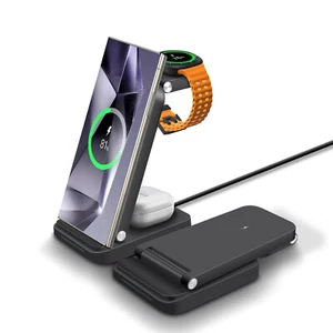 Wireless Charger 3in1 Charging Station For Samsung Watch Ultra/7/6 S25 S24 Buds3 - Photo 1 sur 29