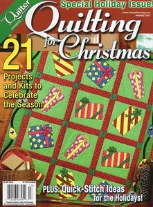 2007 The Quilter Magazine - Quilting Christmas - Holiday Issue - Picture 1 of 1