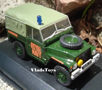 Oxford 1/76 Land Rover 1/2 Ton Lightweight CanvasTop British Royal Navy 76LRL009 - Image 1 of 4