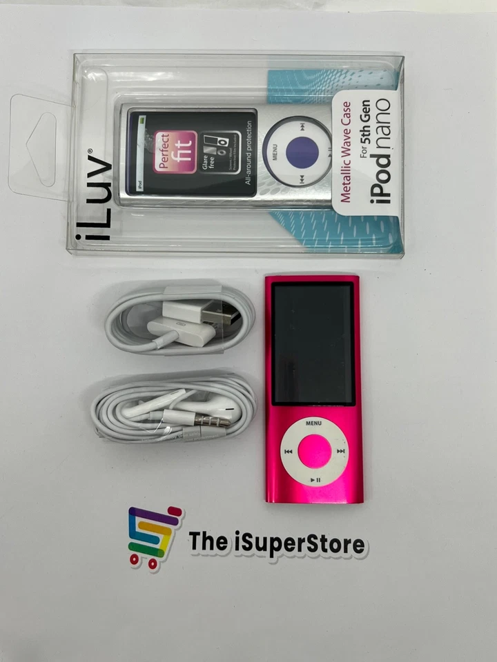 Apple iPod nano 5th Gen Pink  (16GB) Excellent Condition 1 Year CPS Warranty - Image 1 of 1