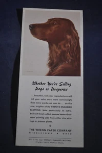 Whether You're Selling Dogs or Draperies - Wren Paper Co. Blotter, Middletown Oh - Picture 1 of 4