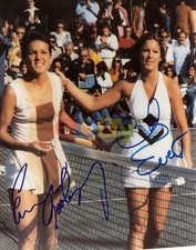 Chris Evert Evonne Goolagong 8x10 Signed Photo Tennis-Womens REPRINT