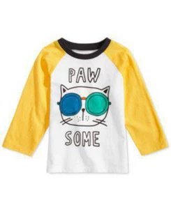 First Impressions Baby Boys Pawsome Graphic Cotton T-Shirt - Picture 1 of 6