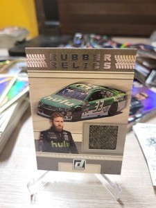 2018 Donruss Jeffrey Earnhardt Game Used Tire Rubber Relics