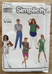 SIMPLICITY #7180 - LADIES TWO STYLE SHIRT - SHORTS & PANTS PATTERN PT-XLG FF - Picture 1 of 4