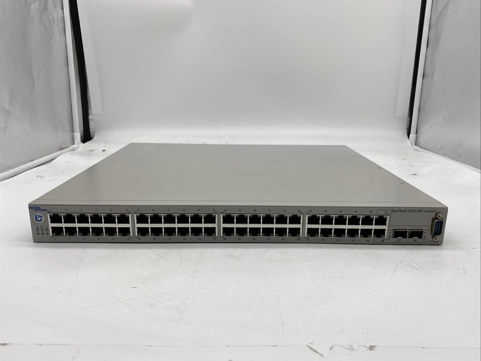 Nortel Baystack 5510-48T 48-Port Network Switch BS5510-48T AL1001A03 - Image 1 of 4