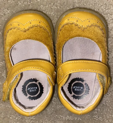 Zapatos Oxford Livie & Luca Mary Jane Caramelo Tootles Dorado Amarillo Talla 4 Foto 1 de 4