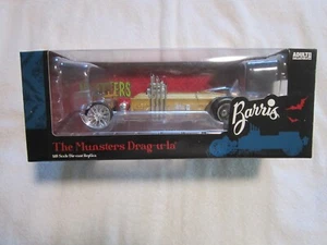 AUTOWORLD SILVER SCREEN MACHINES THE MUNSTERS DRAG-U-LA 1/18 DIECAST - Picture 1 of 4