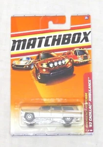 Matchbox White & Goldtone ’63 Cadillac Ambulance Emergency Response 55 of 100 - Picture 1 of 1