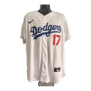 SHOHEI OHTANI Home White Los Angeles Dodgers Jersey #17 Size XXL - Picture 1 of 2