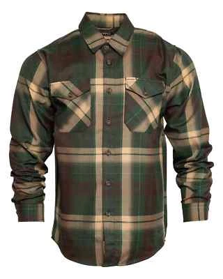 Camisa DIXXON Franela X Toyo Tires Trailpass Para Hombres XL Colab Verde Tostado Botón a Cuadros Foto 1 de 4
