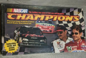Nascar Champions Racing Board Game w/Cards & Poster Milton Bradley Sealed