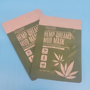 2 pack SOOAE HEMP DREAMS MUD MASK CLARIFYING & HYDRATING 1 MASK EACH - Picture 1 of 3