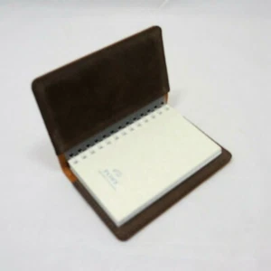 Graphic Image 5" Refillable Notebook Leather Cover Spiral Insert 134 Pgs Curry - Picture 1 of 5