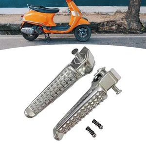 2 Stück Motorrad Fußrasten hinten einfache Montage Fußrastenpedale - Bild 1 von 10
