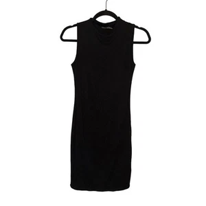 Naked Wardrobe Black Sheath Form Fitting LBD Dress Size L - Picture 1 of 6