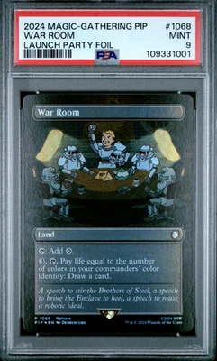 MTG PSA 9 Fallout War Room Foil Promo #1068 Launch Party WPN PIP ReleaseBuyABox - Image 1 of 2