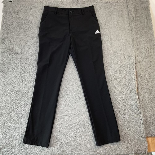 Adidas Pantalone Uomo Large Nero Elasticizzato Golf Performance Gamba Dritta Atletico