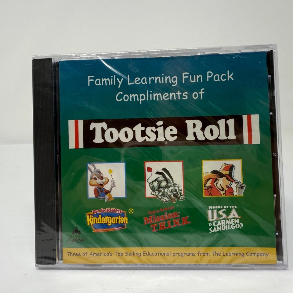 Family Learning Fun Pack Tootsie Roll Edition CD ROM Educational Games - Image 1 of 3