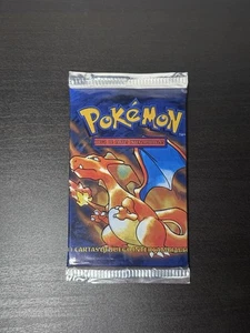 Pokemon Base set Factory Sealed Charizard Art Booster pack 1999 WOTC SPANISH - Picture 1 of 7