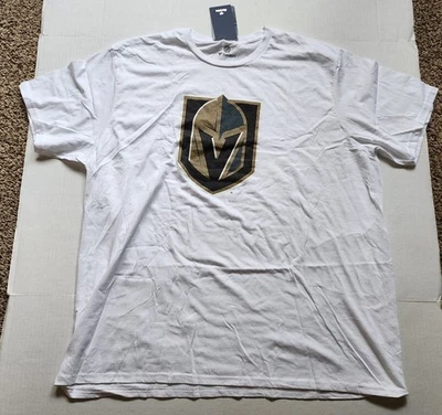 Fanatics Vegas Golden Knights НХЛ хоккей футболка белый мужской 3XL новый с ярлыками - Изображение 1 из 4