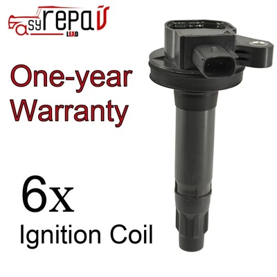 6X Ignition coil for 2014 Ford Transit-350 HD 3.7L V6 LPG 7T4E12A375EE - Image 1 of 4