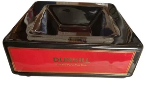 Vintage Dunhill London Wade Porcelain c1960s Ashtray Makers Mark Pipe Black Red - Picture 1 of 5
