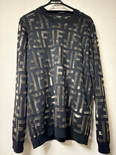 Top trasparente fantasia logo Fendi corpo intero taglia 50