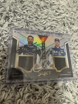 2017 Panini Select - Select Pairs Dale Earnhardt Jr., Jimmie Johnson #JJ-DE  - Image 1 of 2
