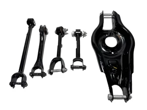 π2017-2023 TESLA MODEL 3 Y REAR LEFT DRIVER SUSPENSION CONTROL ARM SET OF 5 OEM - Picture 1 of 21