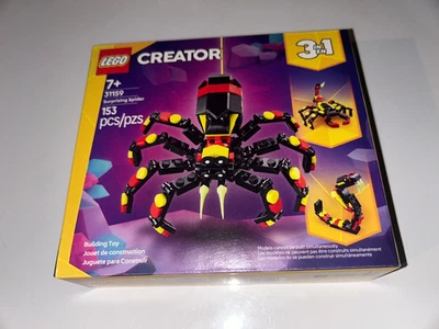 Lego Creator Paquete 3 en 1 - 153 Piezas - Sorprendente Araña, Serpiente, Escorpión *NUEVO* Foto 1 de 4