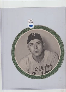 Brooklyn Dodgers 1950 Allstar Gil Hodges pinup NICE - Picture 1 of 2