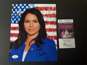 Tulsi Gabbard Rare! autographed signed Trump National 8x10 photo Spence JSA coa - Picture 1 of 1