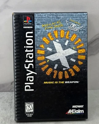 Revolution X Longbox Sony PlayStation 1 PS1  Registration Card Tested - Image 1 of 4