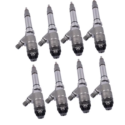 8X Inyectores de combustible diésel para Chevy GMC Sierra 2500 3500 2006-2007 6,6 L Hummer H1 Foto 1 de 4