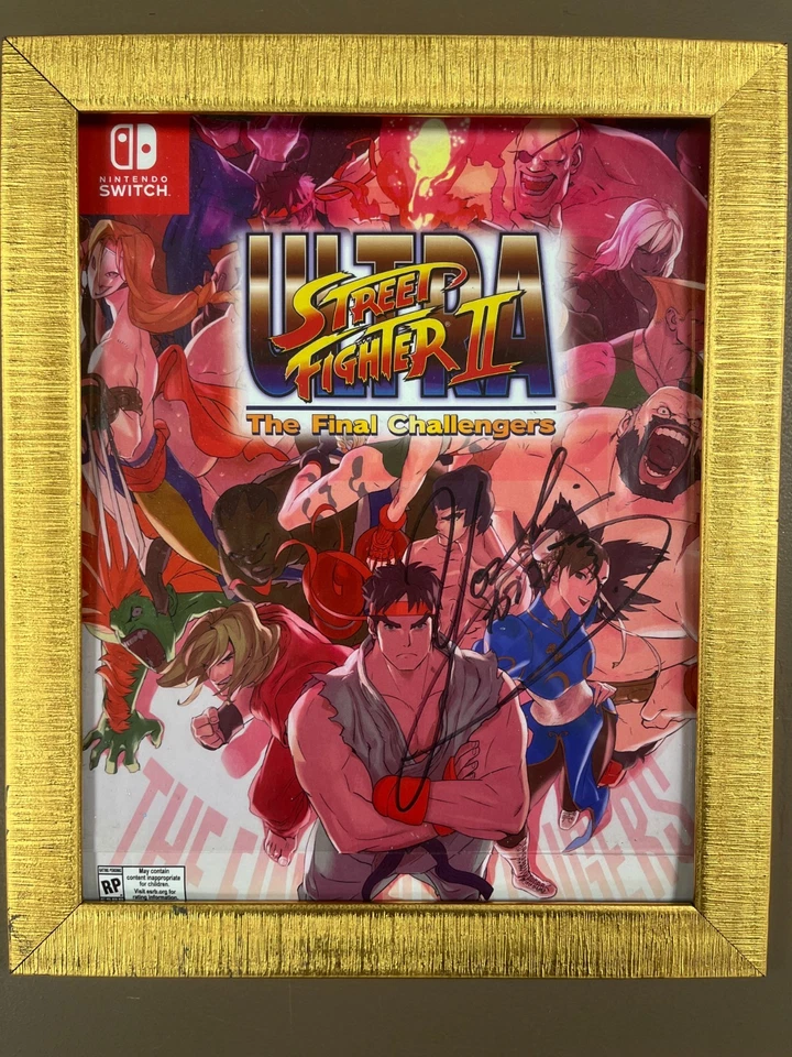 Yoshinori ONO Signed Ultra StreetFighter 2 Framed Poster - Image 1 of 1