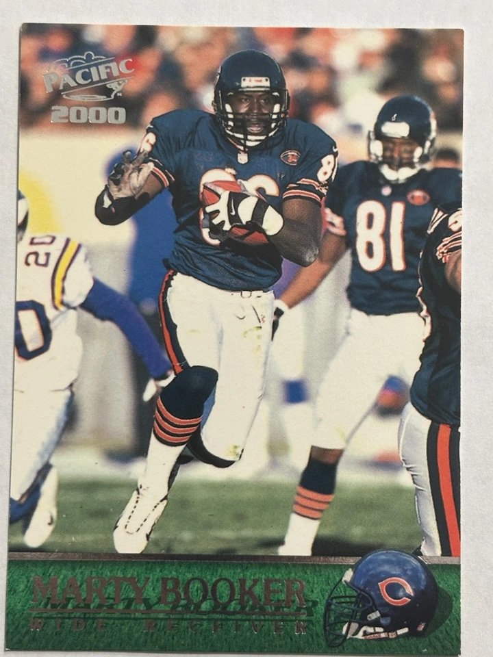 2000 Pacific #62 Marty Booker Chicago Bears - Image 1 of 2