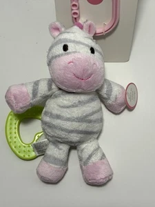 New Carters Chime And Chew Teether Plush - Picture 1 of 6
