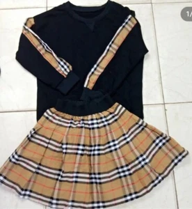 Skirt/Black Sweater Top set- Girls/Ladies - Picture 1 of 1