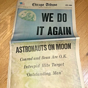 Nov. 13, 1969 - WE DO IT AGAIN - APOLLO 12 on The Moon CONRAD & BEAN - Imagen 1 de 6