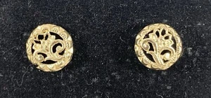 Vintage 14K Gold Stud Earrings 1 Gram - Picture 1 of 4