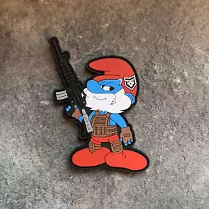 Parche de PVC 2A Pitufos: Papá Pitufo - Imagen 1 de 1
