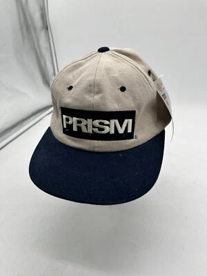 NUEVO CON ETIQUETAS Champion Prisma Algodón Beige Azul Oscuro Talla Única Gorra Ajustable Foto 1 de 4