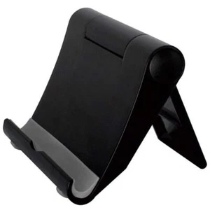 Support Telephone Bureau Portable Noir Pose Téléphone Pliable 360° Porte Smar... - Photo 1 sur 6