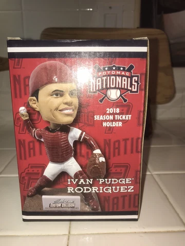IVAN " PUDGE" RODRIGUEZ  POTOMAC NATIONALS  BOBBLEHEAD 2018 Cover