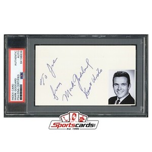 Mark Goddard Actor Signed 3x5 Index Card PSA/DNA Auto Lost in Space