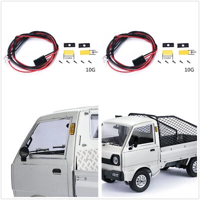 Simulated Side Lampshade Turn Signal Light Set For WPL D12 RC Truck DIY Part - Image 1 of 4